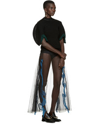 Женский черный свитер с круглым вырезом от Toga