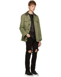 Мужской черный свитер с круглым вырезом от Christian Dada