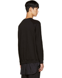 Мужской черный свитер с круглым вырезом от 3.1 Phillip Lim