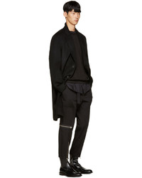 Мужской черный свитер с круглым вырезом от 3.1 Phillip Lim