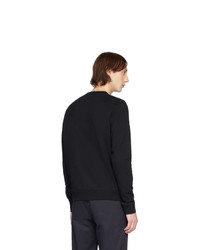 Мужской черный свитер с круглым вырезом от Norse Projects