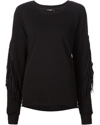 Женский черный свитер с круглым вырезом от BLK DNM