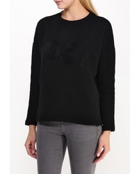 Женский черный свитер с круглым вырезом от BOSS ORANGE