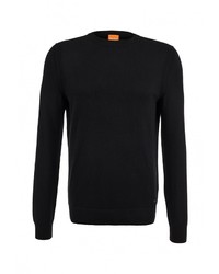 Мужской черный свитер с круглым вырезом от Boss Orange