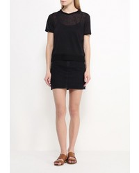 Женский черный свитер с круглым вырезом от Brave Soul