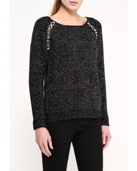 Женский черный свитер с круглым вырезом от Brave Soul