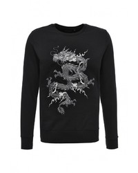 Мужской черный свитер с круглым вырезом от Brave Soul