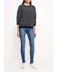 Женский черный свитер с круглым вырезом от Brave Soul