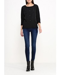 Женский черный свитер с круглым вырезом от Broadway