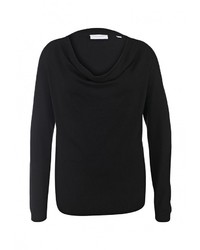 Женский черный свитер с круглым вырезом от Broadway