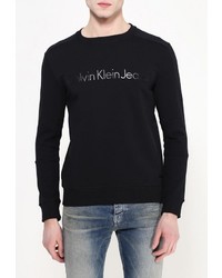 Мужской черный свитер с круглым вырезом от Calvin Klein Jeans