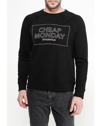 Мужской черный свитер с круглым вырезом от Cheap Monday