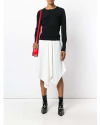 Женский черный свитер с круглым вырезом от JW Anderson