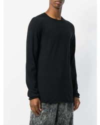 Мужской черный свитер с круглым вырезом от Lost & Found Ria Dunn