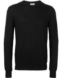 Мужской черный свитер с круглым вырезом от Christian Dior