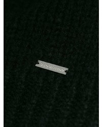 Мужской черный свитер с круглым вырезом от DSQUARED2