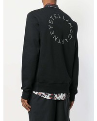 Мужской черный свитер с круглым вырезом от Stella McCartney