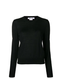 Женский черный свитер с круглым вырезом от Comme Des Garcons Comme Des Garcons