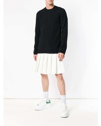 Мужской черный свитер с круглым вырезом от Comme Des Garcons Homme Plus