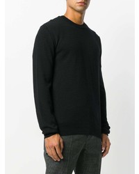 Мужской черный свитер с круглым вырезом от Comme Des Garcons SHIRT