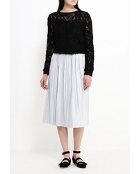 Женский черный свитер с круглым вырезом от Concept Club