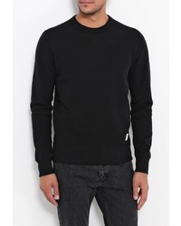 Мужской черный свитер с круглым вырезом от Converse