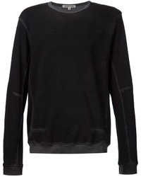 Мужской черный свитер с круглым вырезом от Cotton Citizen