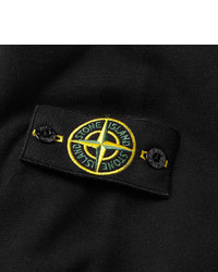 Мужской черный свитер с круглым вырезом от Stone Island