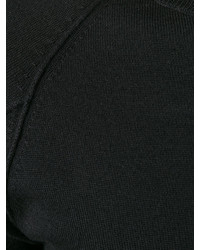 Мужской черный свитер с круглым вырезом от Helmut Lang