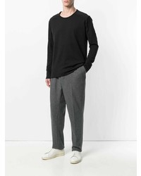 Мужской черный свитер с круглым вырезом от Arc'teryx Veilance