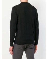 Мужской черный свитер с круглым вырезом от Ps By Paul Smith