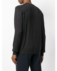 Мужской черный свитер с круглым вырезом от Ps By Paul Smith