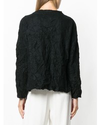 Женский черный свитер с круглым вырезом от Plantation