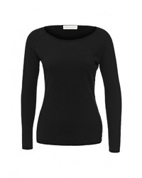 Женский черный свитер с круглым вырезом от Delicate Love
