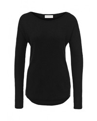 Женский черный свитер с круглым вырезом от Delicate Love