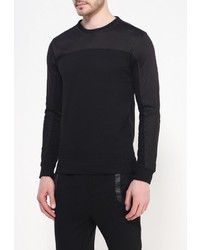 Мужской черный свитер с круглым вырезом от DRYWASH