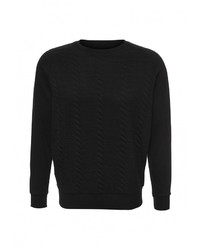 Мужской черный свитер с круглым вырезом от DRYWASH