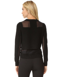 Женский черный свитер с круглым вырезом от Rag & Bone