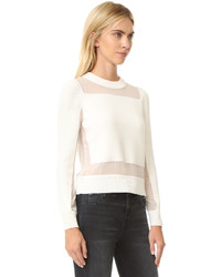 Женский черный свитер с круглым вырезом от Rag & Bone