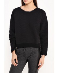 Женский черный свитер с круглым вырезом от Emoi