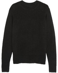 Женский черный свитер с круглым вырезом от Etoile Isabel Marant