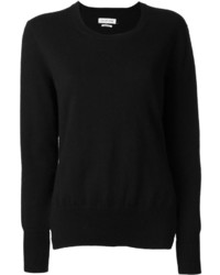 Женский черный свитер с круглым вырезом от Etoile Isabel Marant