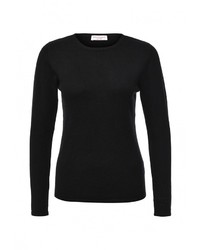 Женский черный свитер с круглым вырезом от Fontana 2.0