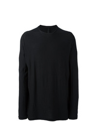 Мужской черный свитер с круглым вырезом от Forme D'expression