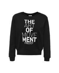 Женский черный свитер с круглым вырезом от Freddy