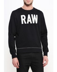 Мужской черный свитер с круглым вырезом от G Star