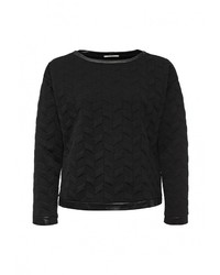 Женский черный свитер с круглым вырезом от Gas