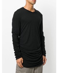 Мужской черный свитер с круглым вырезом от Lost & Found Ria Dunn