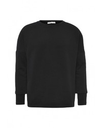 Мужской черный свитер с круглым вырезом от Gianni Lupo