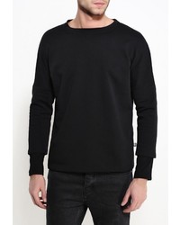 Мужской черный свитер с круглым вырезом от Gianni Lupo